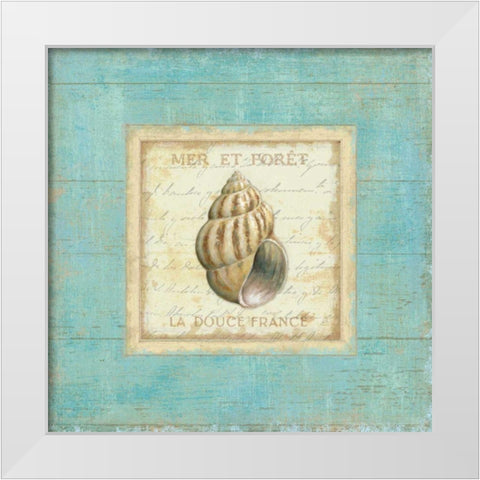 Bijou de Mer II White Modern Wood Framed Art Print by Brissonnet, Daphne