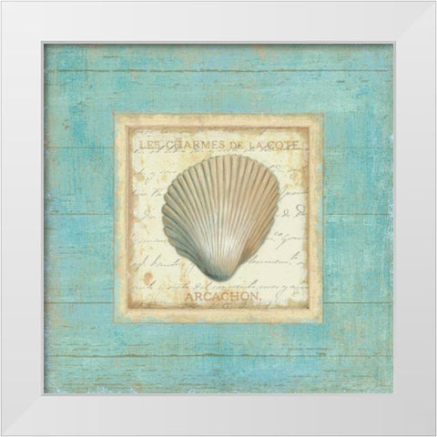 Bijou de Mer III White Modern Wood Framed Art Print by Brissonnet, Daphne