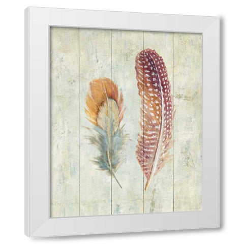 Natural Flora XI White Modern Wood Framed Art Print by Nai, Danhui