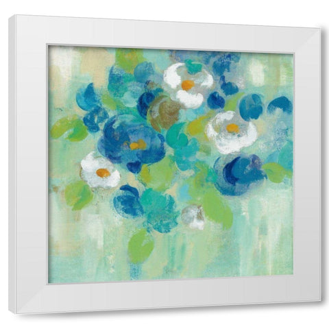 Spring Aroma III White Flowers White Modern Wood Framed Art Print by Vassileva, Silvia