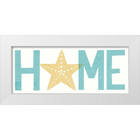 Under Sea Treasures Home White Modern Wood Framed Art Print by Mullan, Michael