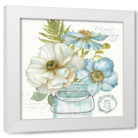 My Greenhouse Bouquet II White Modern Wood Framed Art Print by Audit, Lisa