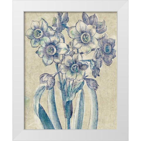 Belle Fleur IV Crop Linen White Modern Wood Framed Art Print by Schlabach, Sue