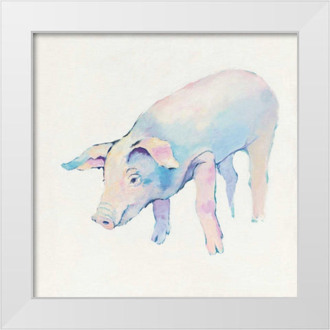 Horatio Crop White Modern Wood Framed Art Print by Tillmon, Avery