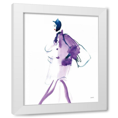 Colorful Fashion IV White Modern Wood Framed Art Print by Tavoletti, Anne