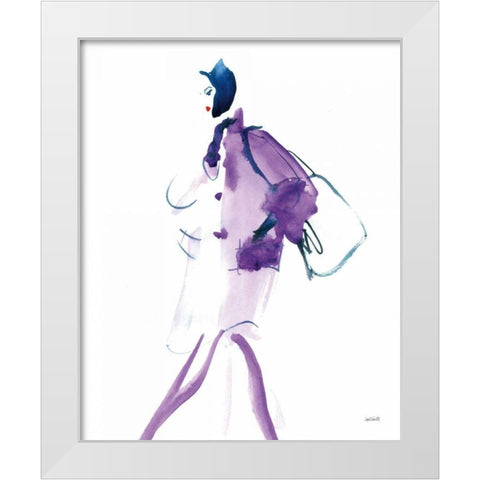 Colorful Fashion IV White Modern Wood Framed Art Print by Tavoletti, Anne