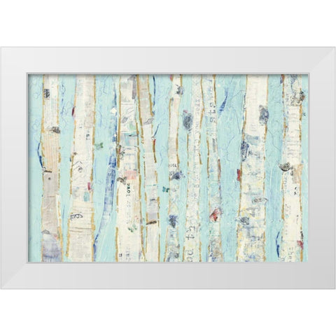 Far From Blue III White Modern Wood Framed Art Print by Day, Kellie