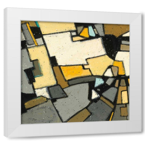Garden II White Modern Wood Framed Art Print by Novak, Shirley