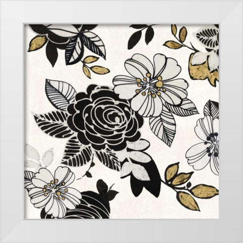 Dream Garden III White Modern Wood Framed Art Print by Wild Apple Portfolio