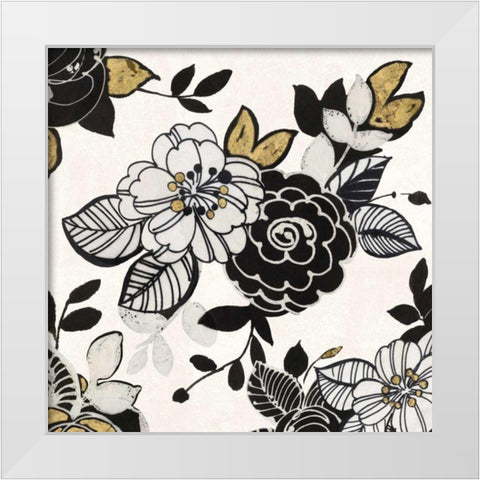 Dream Garden III White Modern Wood Framed Art Print by Wild Apple Portfolio