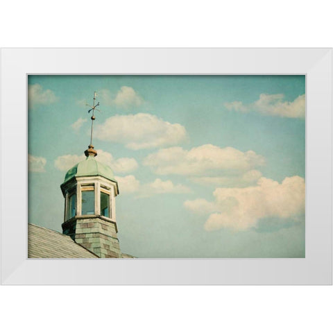 Blissful Country II White Modern Wood Framed Art Print by Urquhart, Elizabeth