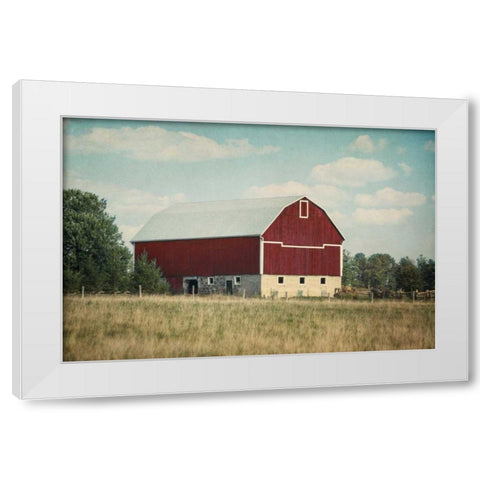Blissful Country VI Crop White Modern Wood Framed Art Print by Urquhart, Elizabeth