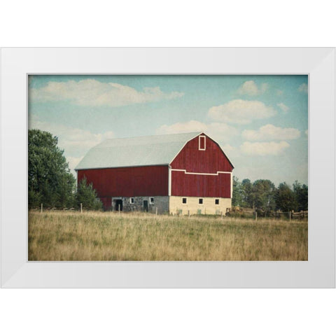 Blissful Country VI Crop White Modern Wood Framed Art Print by Urquhart, Elizabeth