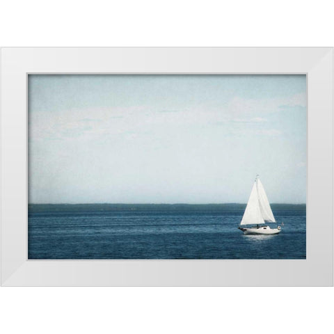 Calm Days II White Modern Wood Framed Art Print by Urquhart, Elizabeth