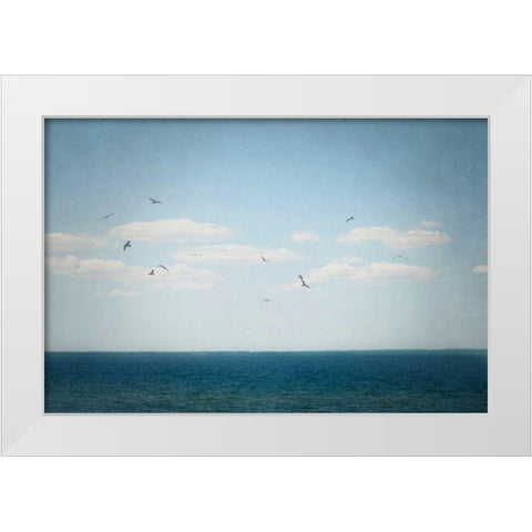 Calm Days IV White Modern Wood Framed Art Print by Urquhart, Elizabeth