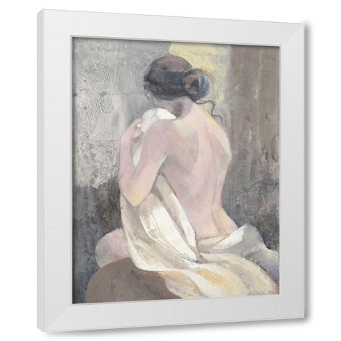 After the Bath II White Modern Wood Framed Art Print by Hristova, Albena