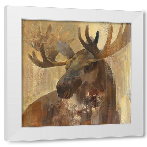 Into the Wild II White Modern Wood Framed Art Print by Hristova, Albena