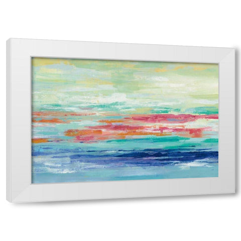 California Surf White Modern Wood Framed Art Print by Vassileva, Silvia