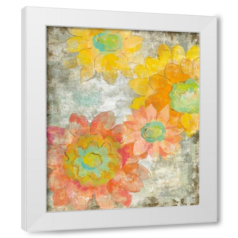 Venezia Fiori II White Modern Wood Framed Art Print by Vassileva, Silvia