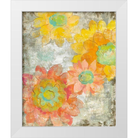 Venezia Fiori II White Modern Wood Framed Art Print by Vassileva, Silvia
