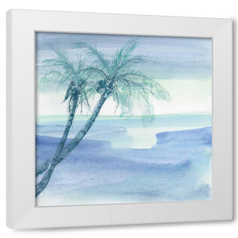 Peaceful Dusk I White Modern Wood Framed Art Print by Paschke, Chris
