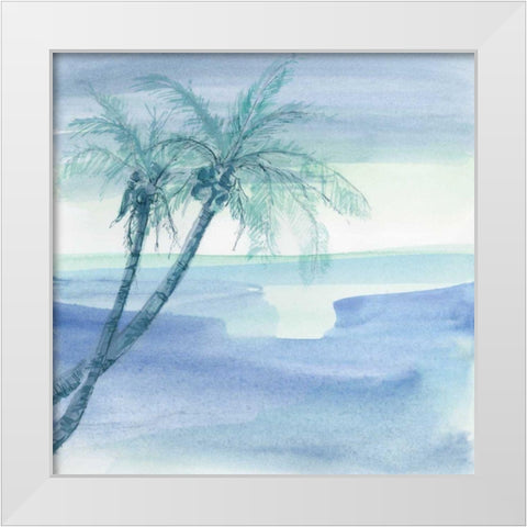 Peaceful Dusk I White Modern Wood Framed Art Print by Paschke, Chris