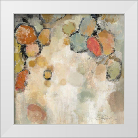 Upstream Light White Modern Wood Framed Art Print by Vassileva, Silvia