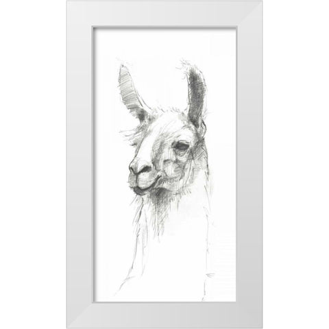Bianca Pencil White Modern Wood Framed Art Print by Tillmon, Avery