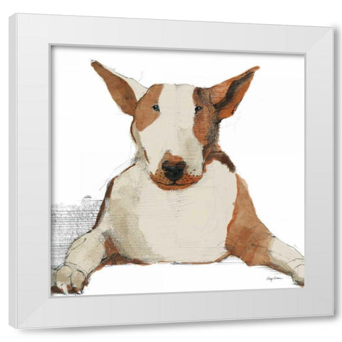 Orpheus Watercolor White Modern Wood Framed Art Print by Tillmon, Avery