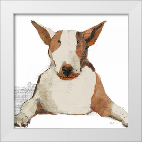 Orpheus Watercolor White Modern Wood Framed Art Print by Tillmon, Avery