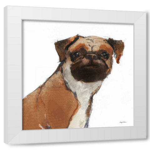 Snug Watercolor White Modern Wood Framed Art Print by Tillmon, Avery