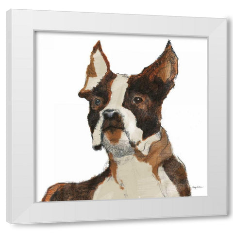 Ulysses Watercolor White Modern Wood Framed Art Print by Tillmon, Avery