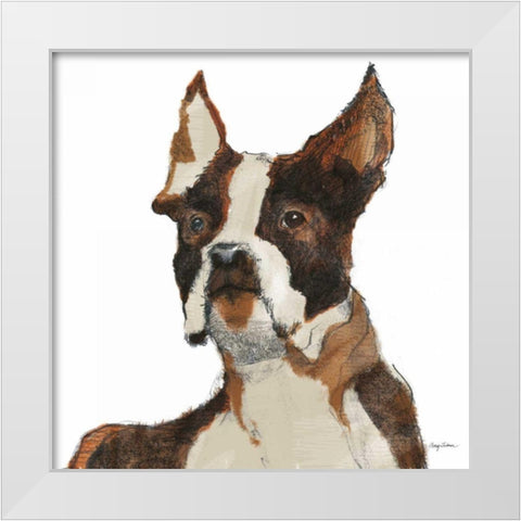 Ulysses Watercolor White Modern Wood Framed Art Print by Tillmon, Avery