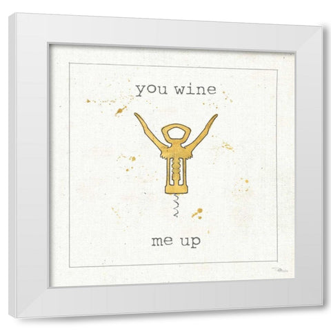 Flavor Notes IX White Modern Wood Framed Art Print by Pela Studio