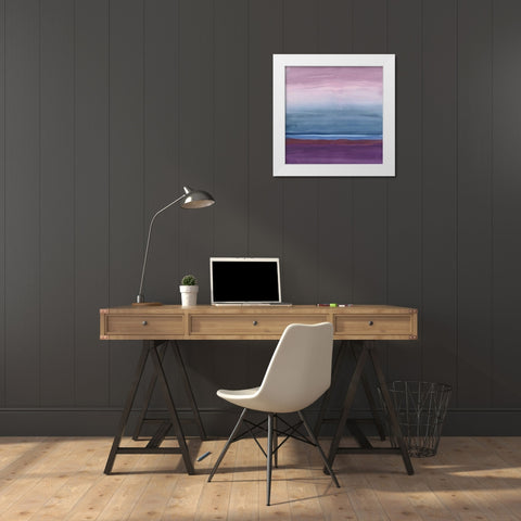 Grounded I White Modern Wood Framed Art Print by Paschke, Chris