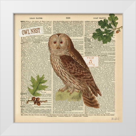 Lodge Collage I White Modern Wood Framed Art Print by Pertiet, Katie