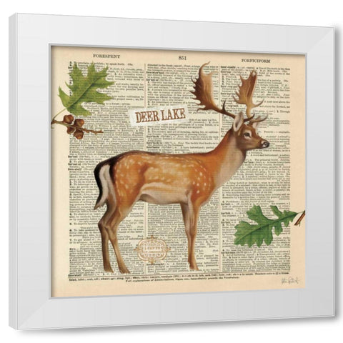 Lodge Collage III White Modern Wood Framed Art Print by Pertiet, Katie
