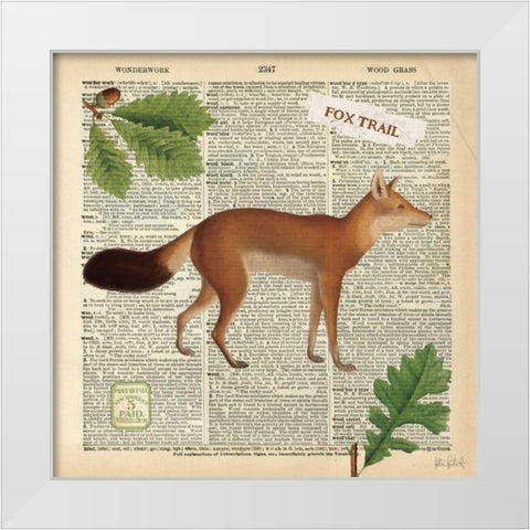Lodge Collage IV White Modern Wood Framed Art Print by Pertiet, Katie
