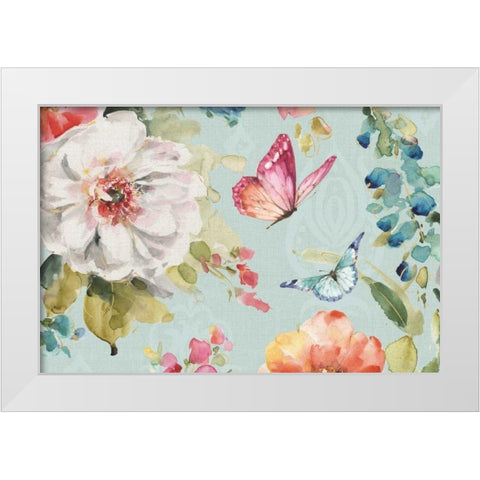 Colorful Breeze VI White Modern Wood Framed Art Print by Audit, Lisa
