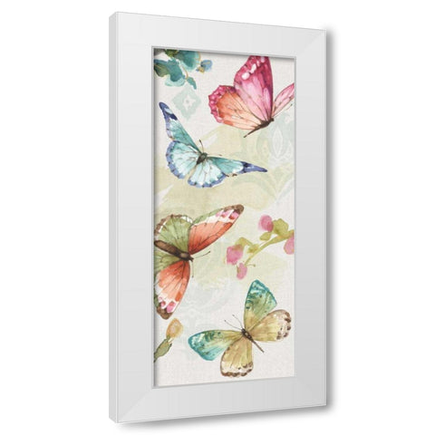 Colorful Breeze VII White Modern Wood Framed Art Print by Audit, Lisa