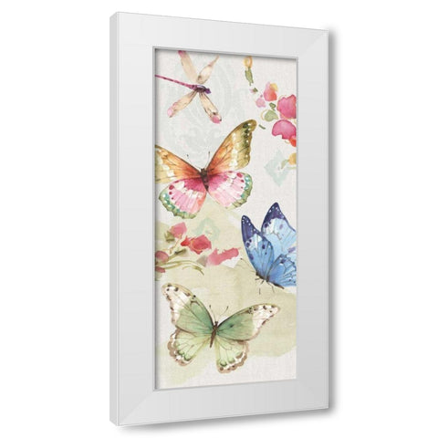 Colorful Breeze VIII White Modern Wood Framed Art Print by Audit, Lisa