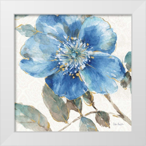 Indigold V White Modern Wood Framed Art Print by Audit, Lisa