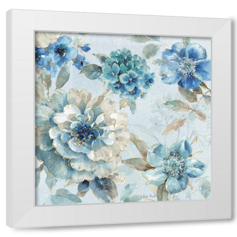 Indigold IX White Modern Wood Framed Art Print by Audit, Lisa