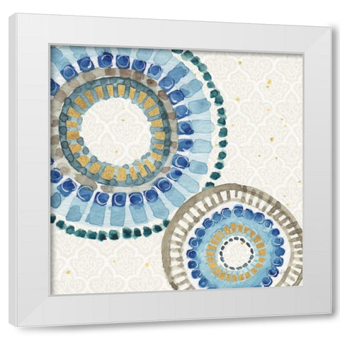 Indigold XVI White Modern Wood Framed Art Print by Audit, Lisa