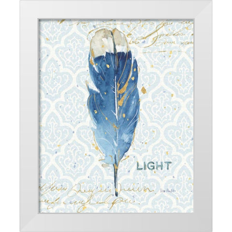 Indigold XVIII White Modern Wood Framed Art Print by Audit, Lisa