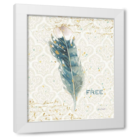 Indigold XX White Modern Wood Framed Art Print by Audit, Lisa