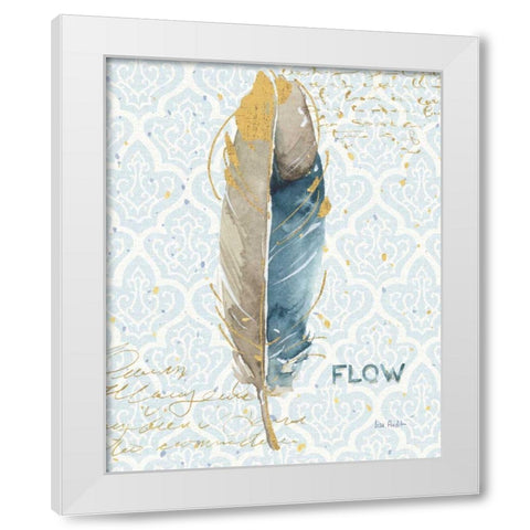 Indigold XXI White Modern Wood Framed Art Print by Audit, Lisa