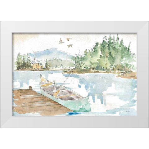 Lakehouse I White Modern Wood Framed Art Print by Tavoletti, Anne