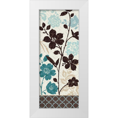 Botanical Touch II White Modern Wood Framed Art Print by Audit, Lisa