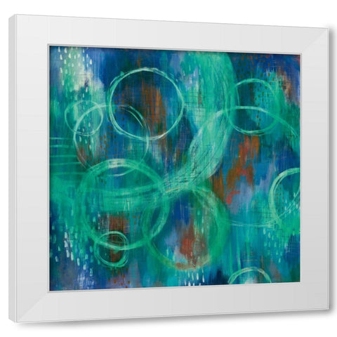 Sky Fields White Modern Wood Framed Art Print by Averinos, Melissa